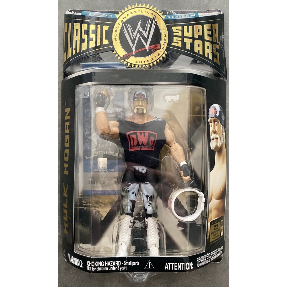JAKKS WWE Classic Superstars Series‎ 8 Hollywood Hulk Hogan Figure WCW nWo